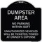 Signmission No Parking Within 50 Ft Unauthorized Vehicles Ticketed Towed at Owners Expense, BS-1818-23638 A-DES-BS-1818-23638 - alternate 1